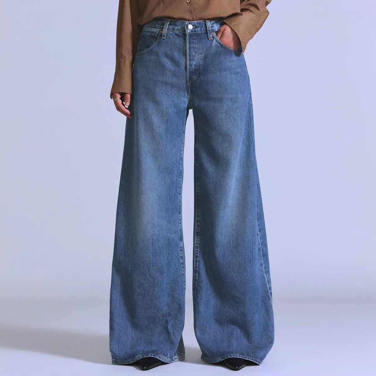 Женские джинсы максимального свободного кроя Levi's, Monto - Medium Wash — фото 2