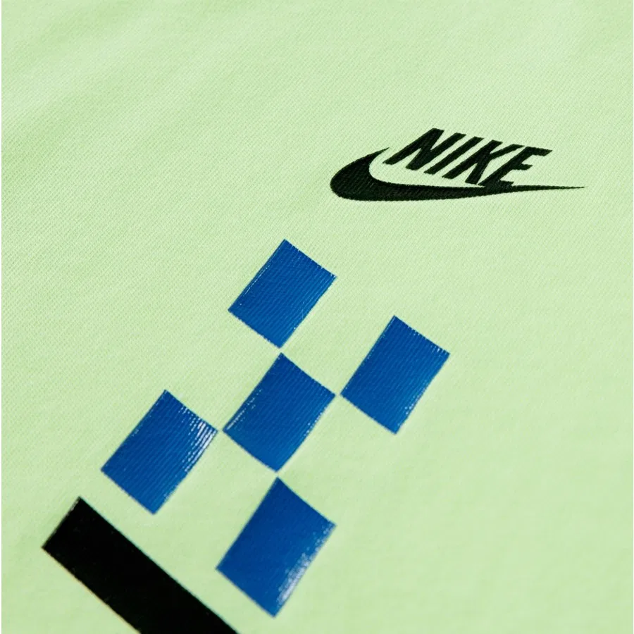 Спортивный комплект из футболки и шорт с сетчатым материалом Lap Mesh Short Set Nike, Неоновый серый — фото 2