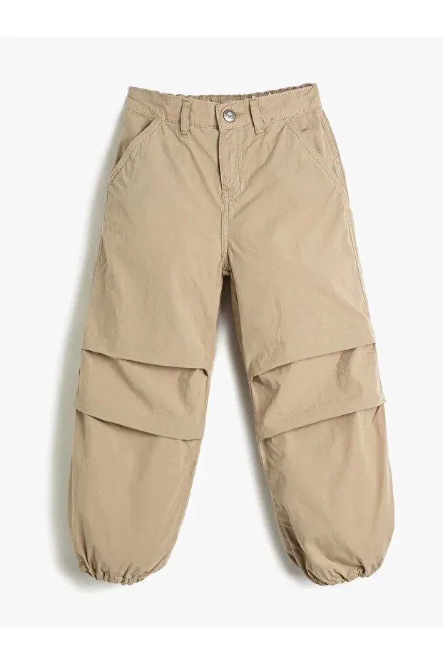Детские штаны для девочек с утяжкой Refa Collection, Beige