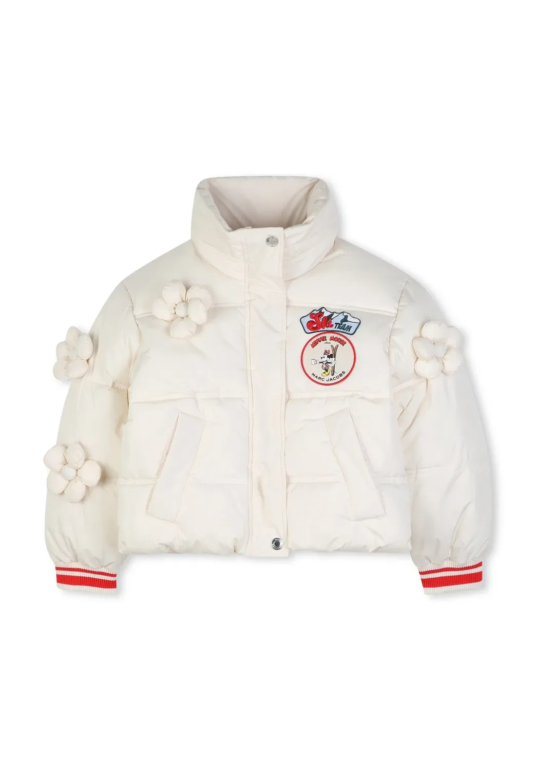 Пуховая куртка - зимняя куртка Marc Jacobs Kids, Craie