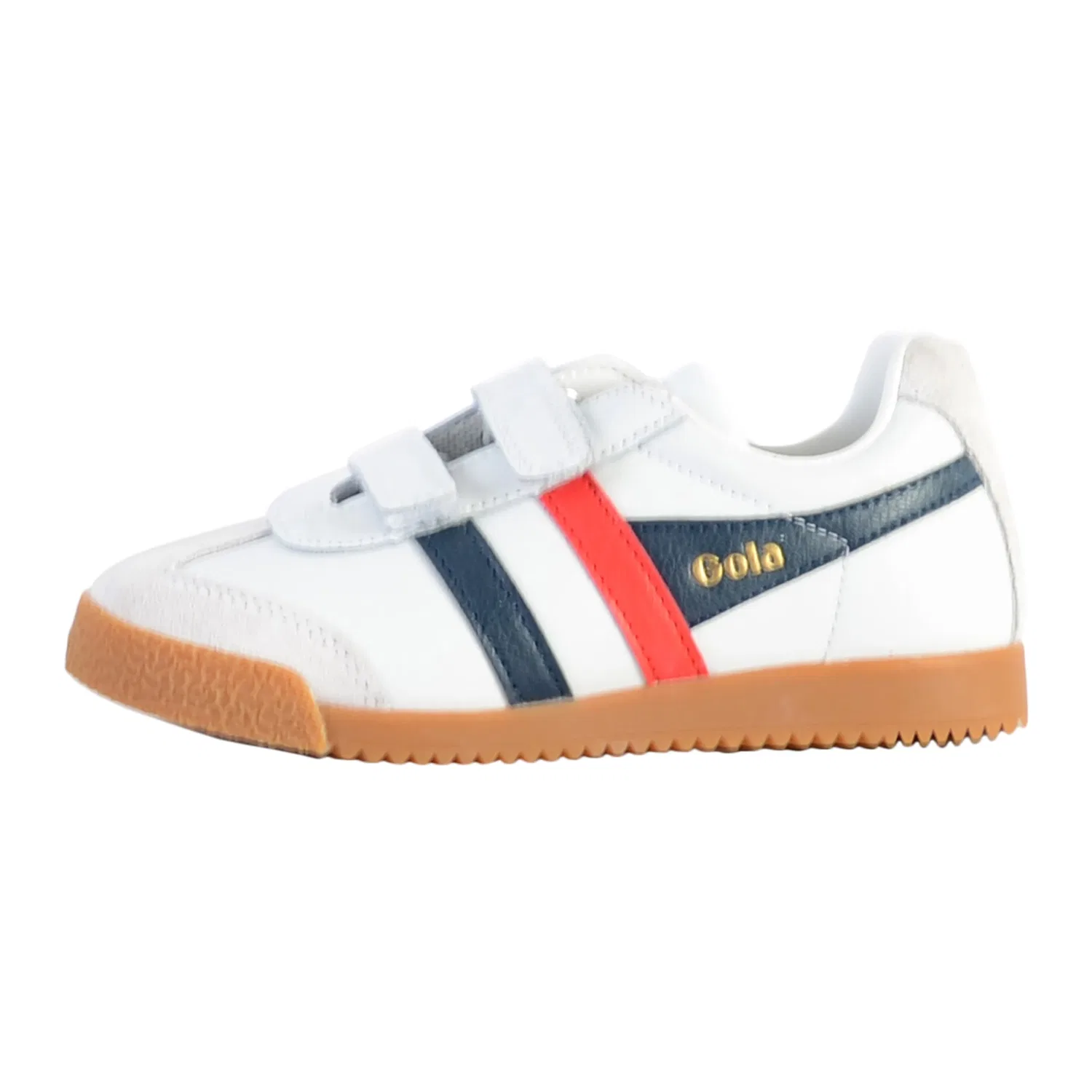 Кроссовки детские кожаные Harrier Leather Strap Gola, белый