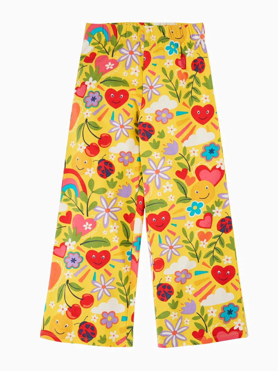 Штаны свободного кроя Frugi, желтые
