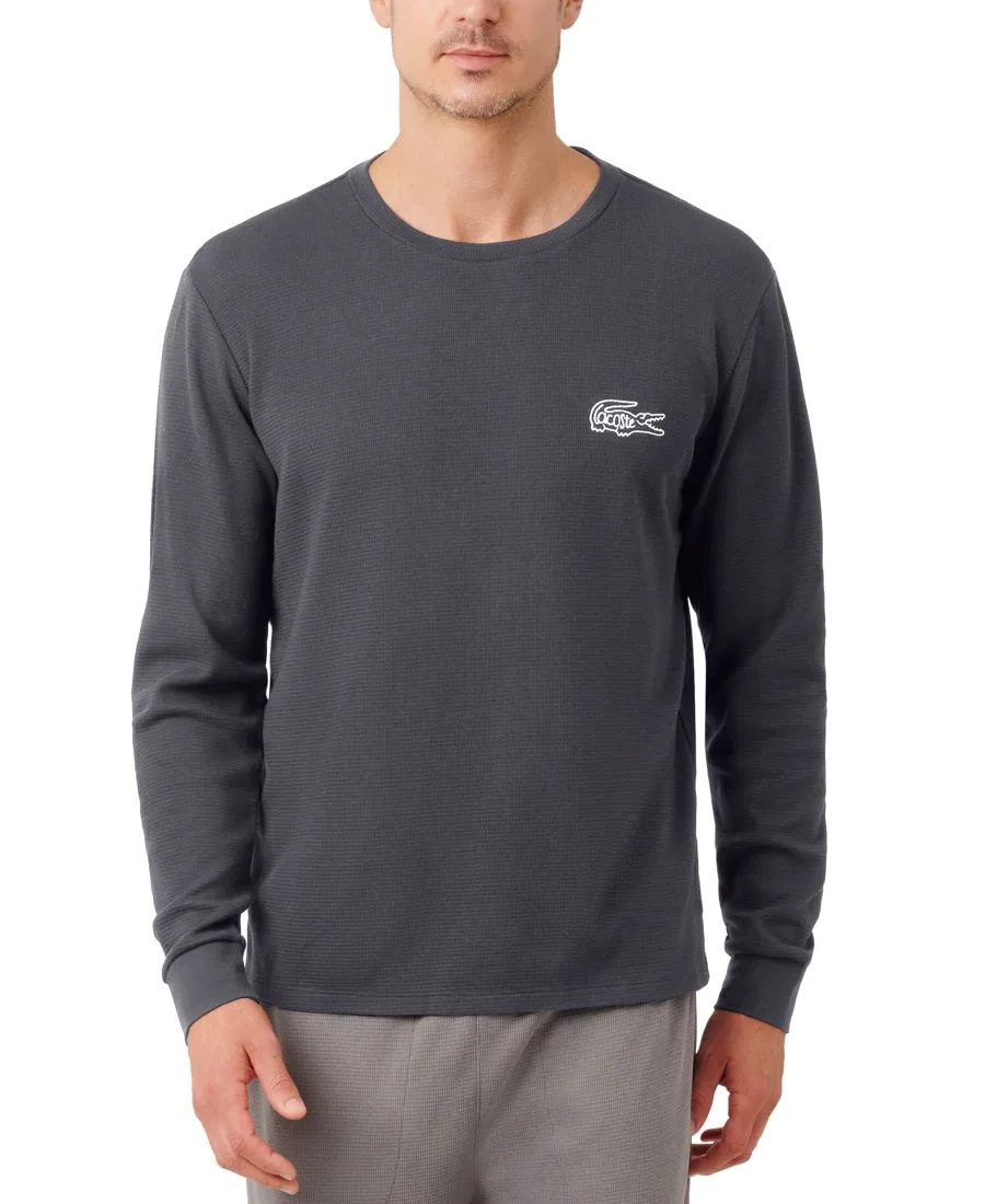 Термофутболка с вафельным переплетением Lacoste, Silver
