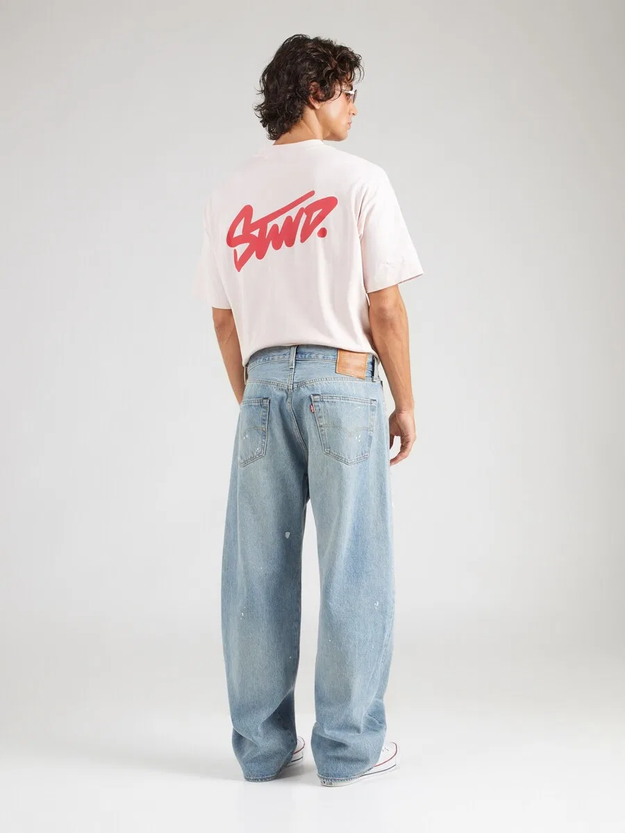 Джинсы LEVI'S свободного кроя '501 LOOSE' светло-голубого цвета — фото 4