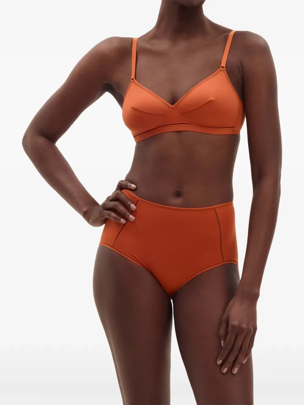 Трусы-брифы Brina Soyeuse с завышенной талией Eres, оранжевый — фото 3