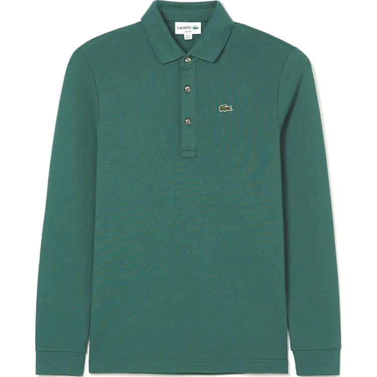 Мужское поло LACOSTE, Logo-patch, Dark Green