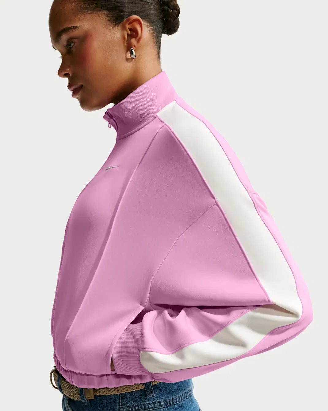 Женская спортивная куртка Nike Sportswear, Pink Rise/Pink Smoke/Sail — фото 3
