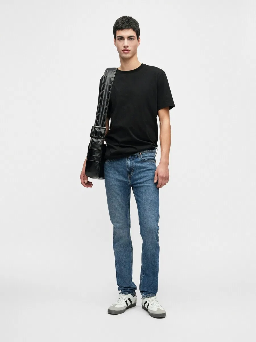 Джинсы LEVI'S Regular '510 Skinny Jeans' синего цвета — фото 4