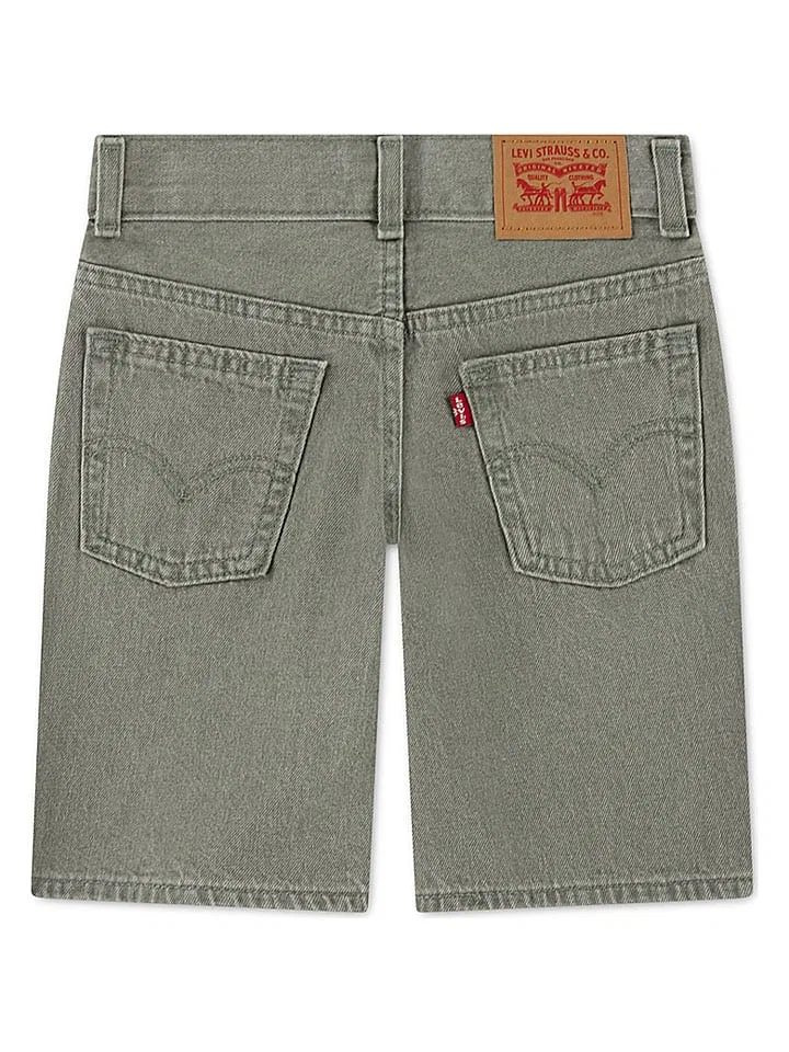 Шорты джинсовые Levi'S Kids, хаки — фото 2