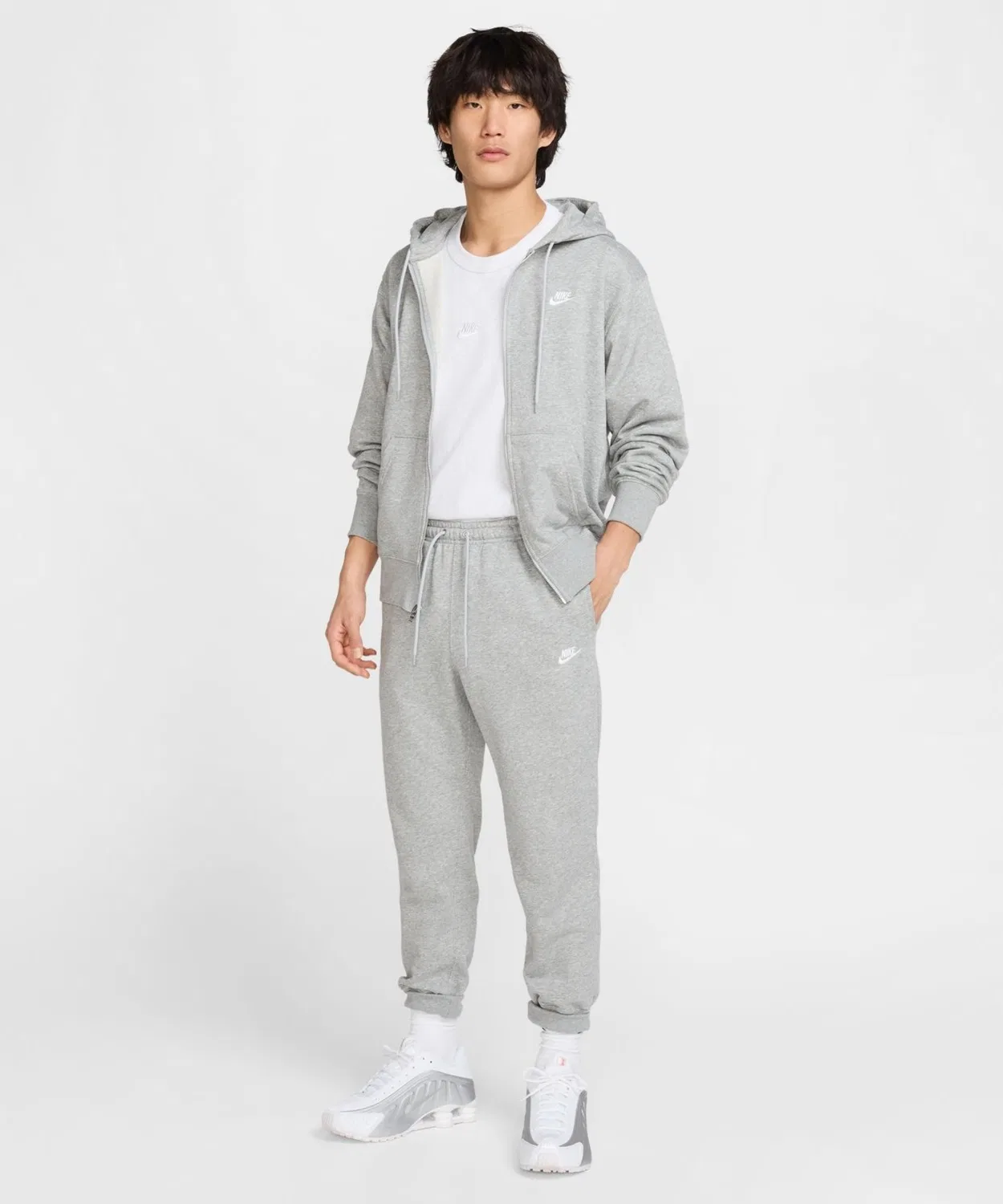 Мужские джоггеры с принтом бренда NIKE, Черный — фото 3
