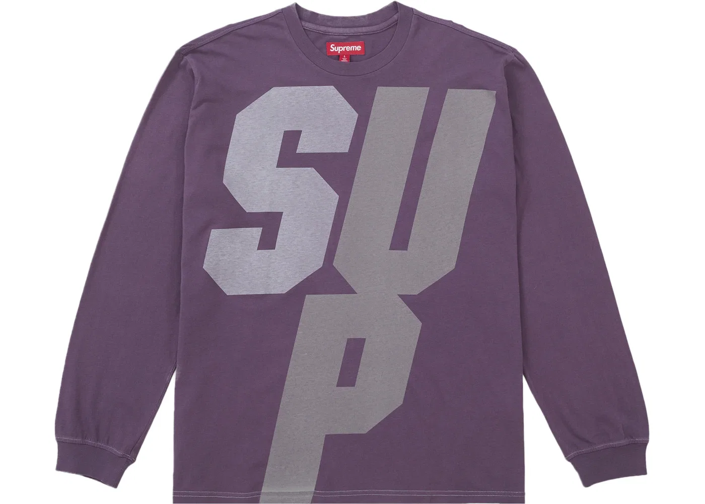Мужской лонгслив с принтом Top Supreme, Purple