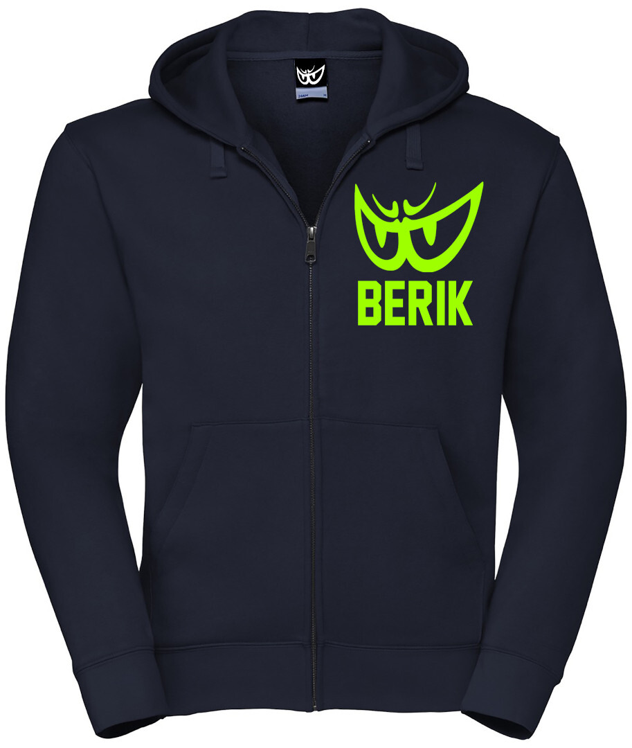 

Зип Худи Berik Classic Z с логотипом, темно-синий/желтый