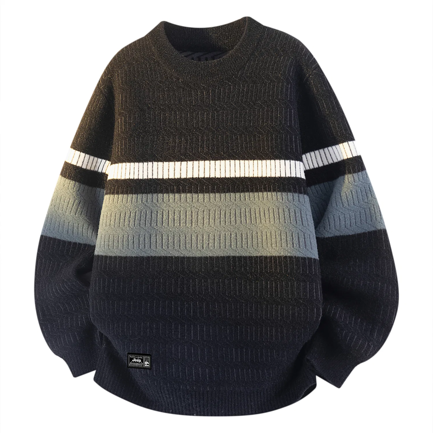 Детский свитер с круглым вырезом Jeep Leisure Collection Knitwear, Carbon Black
