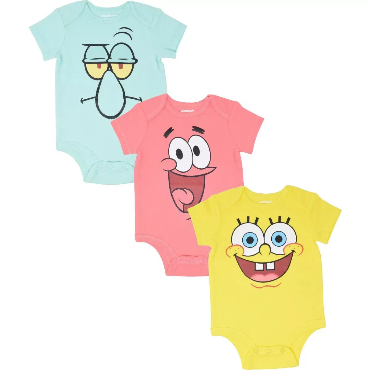 Детский боди-комбинезон с коротким рукавом SpongeBob SquarePants Nickelodeon, Spongebob
