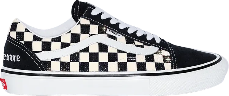 

Кеды Vans Supreme x Swarovski x Skate Old Skool Black, черный