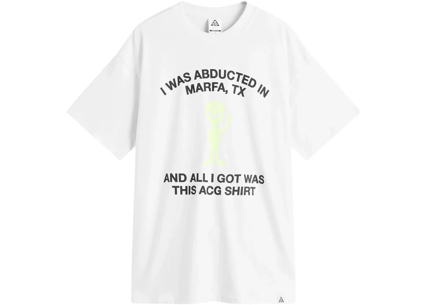 Мужская футболка с принтом Nike ACG Alien Tee, Summit White