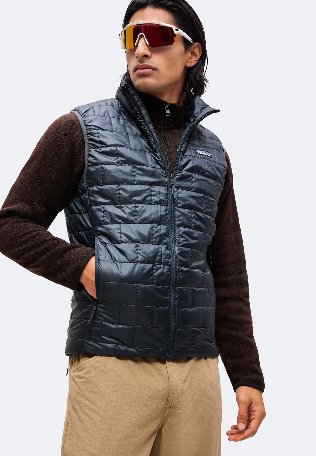Жилет-Нанопуф Patagonia, Smolder Blue — фото 4