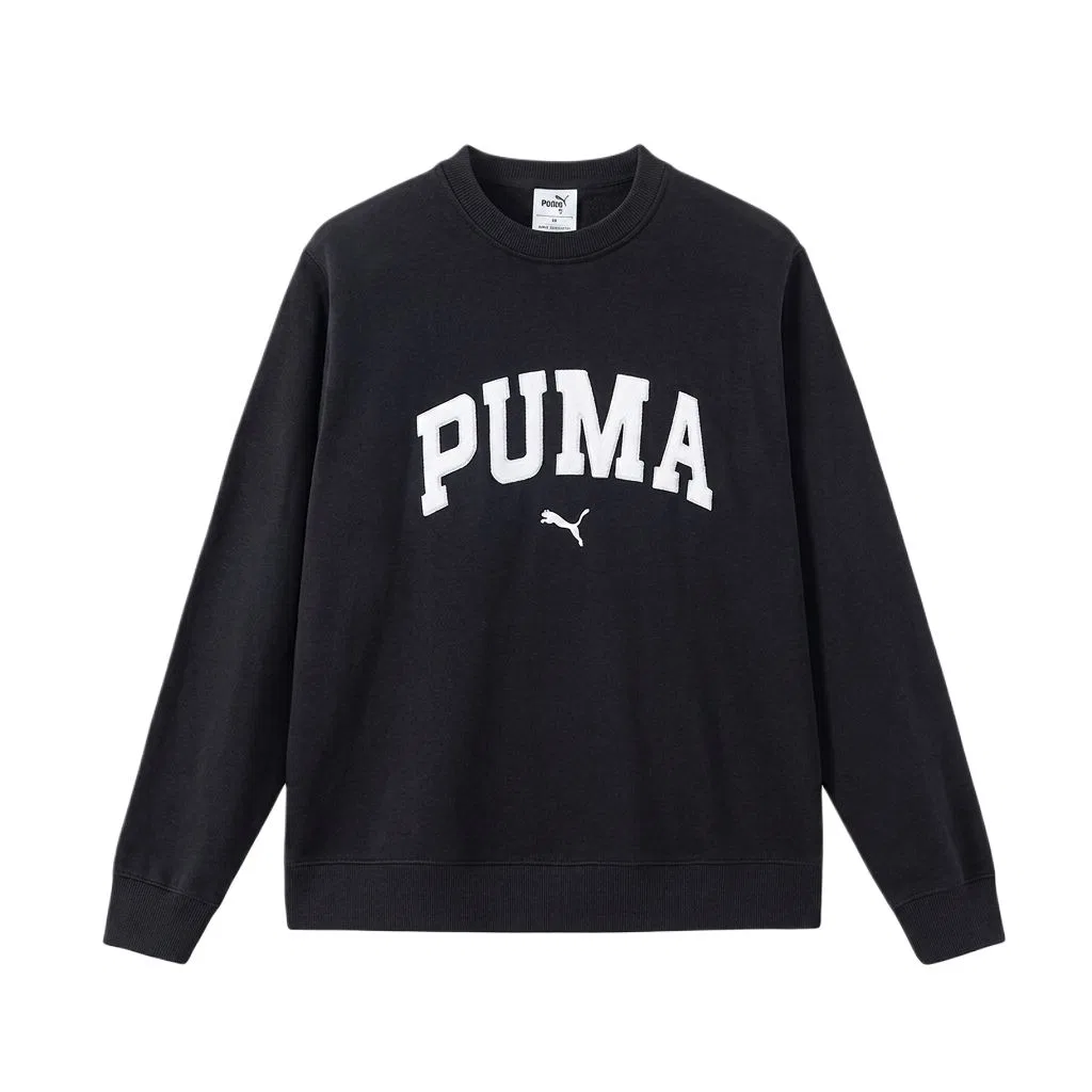 Детский свитер с круглым вырезом PUMA, Black