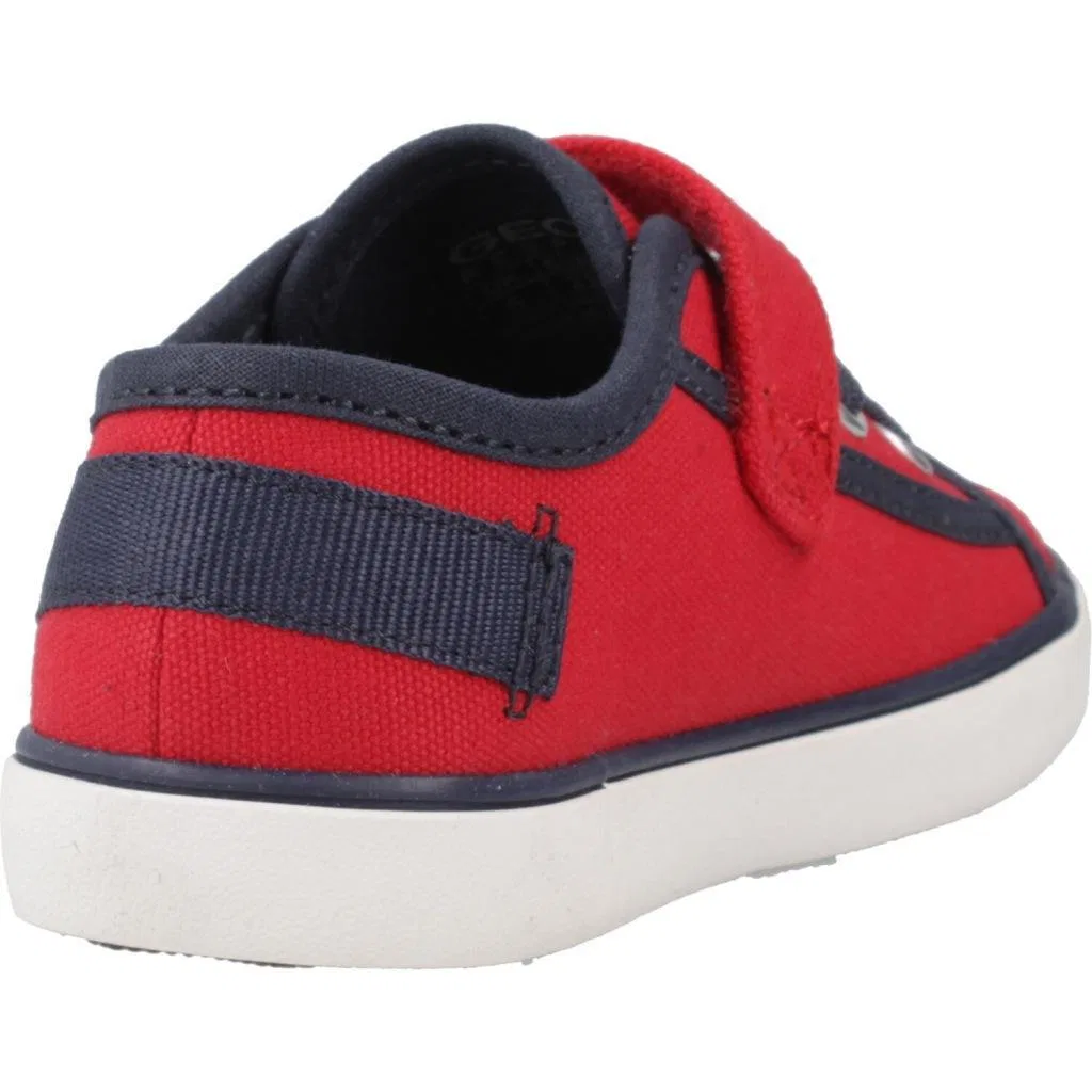 Детские сандалии с закрытым носком Geox B Sandal Chalki Boy, Цвет ROT — фото 3