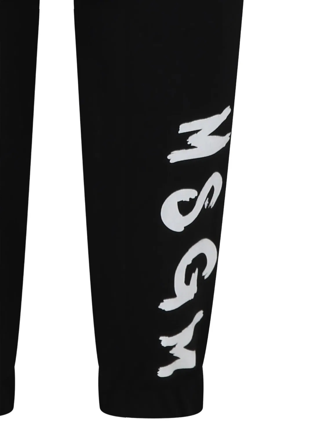 Хлопковые брюки MSGM, черный — фото 2