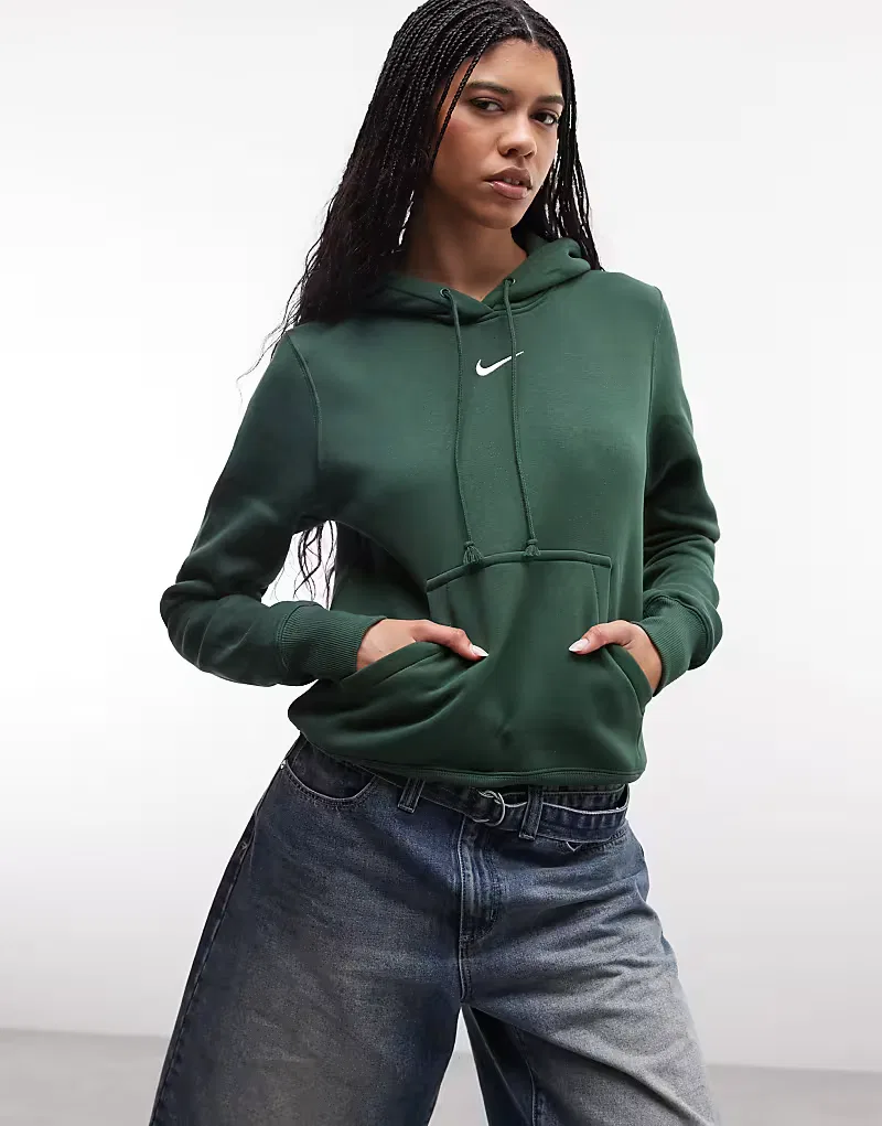 Худи Nike Phoenix Fleece, зеленый