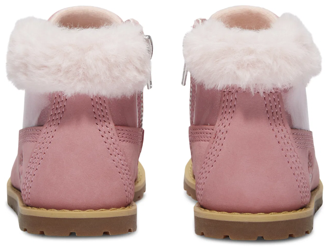 Детские ботинки для девочек с защитой от влаги Pokey Pine Fur Timberland, Pink — фото 3