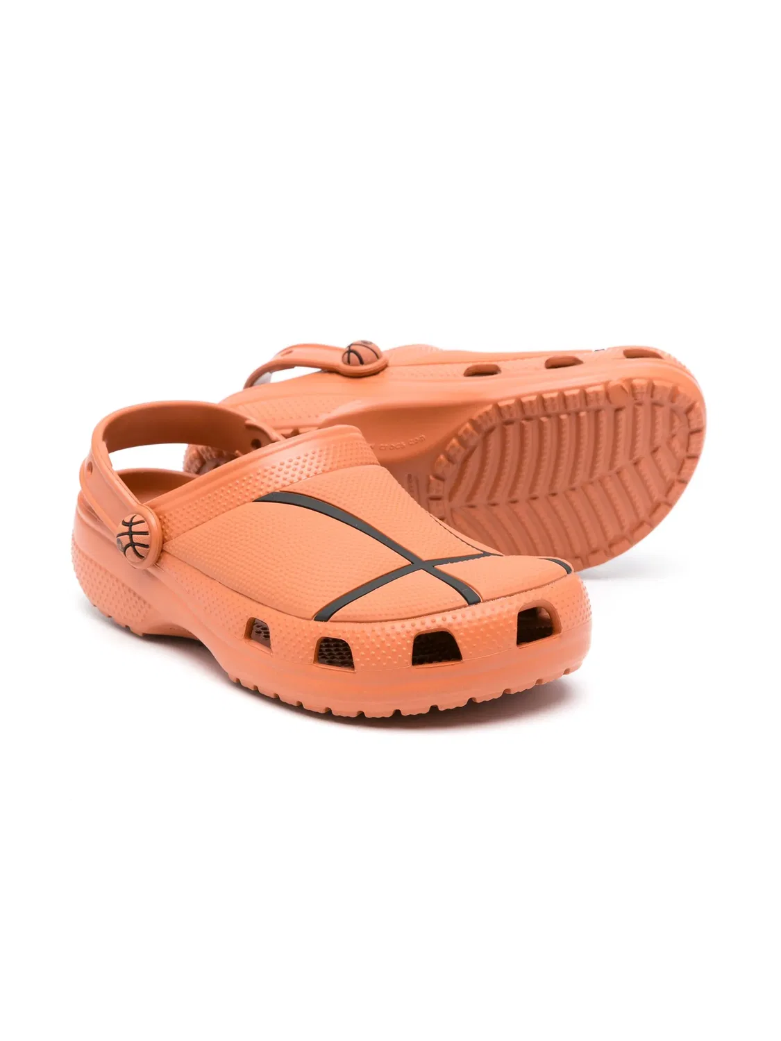 Оранжевые баскетбольные кроксы Crocs, оранжевый — фото 2