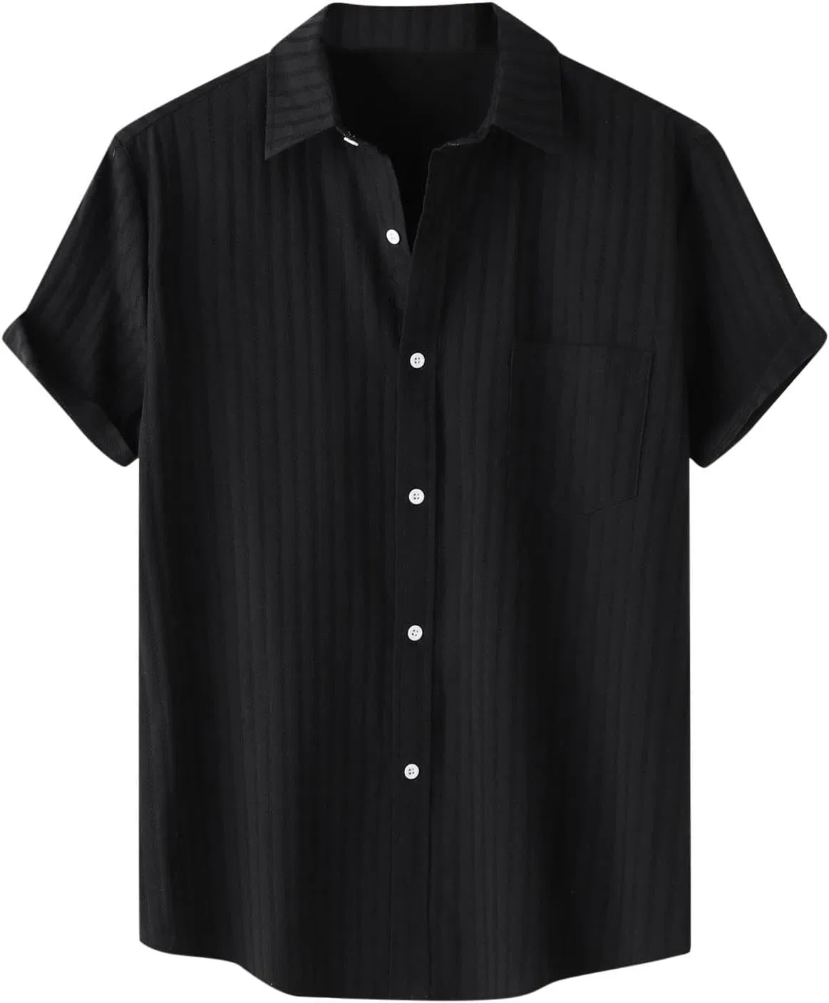 Мужская футболка с карманом Regular Fit, Black