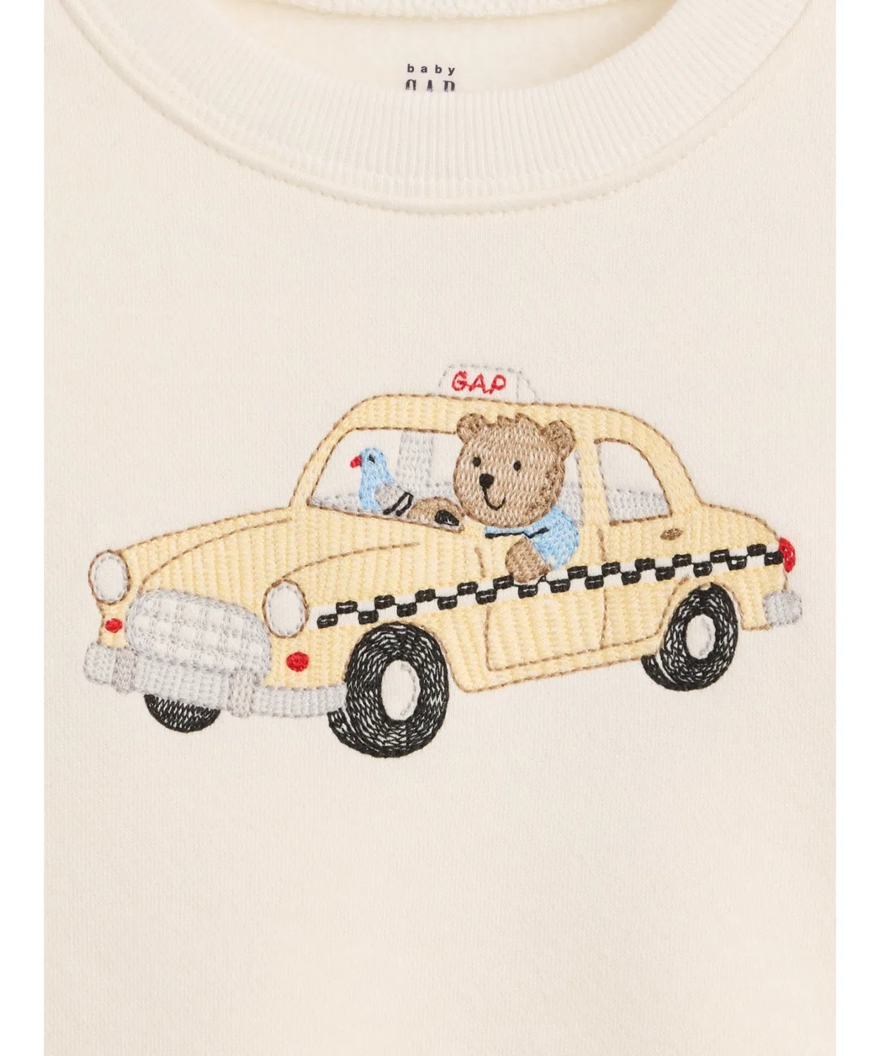 Детский комплект из свитшота и штанов с принтом Brannan Bear Vintage Soft GAP, Серый — фото 3