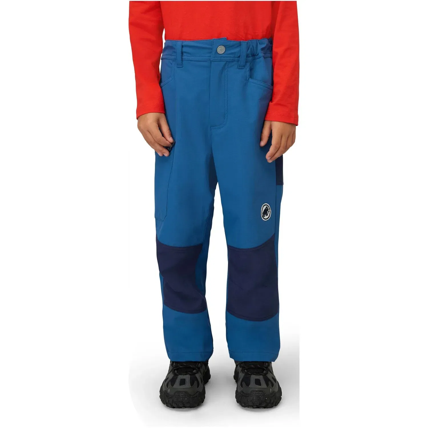 Детские спортивные штаны из софтшелла TAISS SO KIDS Mammut, Синий — фото 3