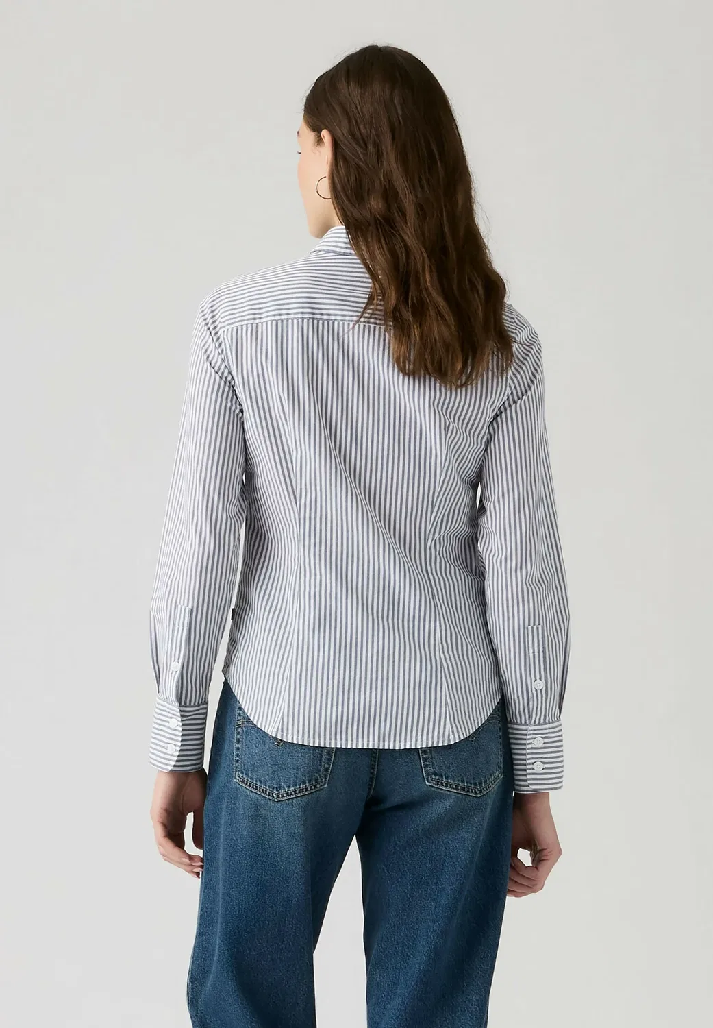 Приталенная рубашка из поплина, ярко-розовый поплин, блузка на пуговицах Levi'S, Crystal Pink - Blues — фото 2