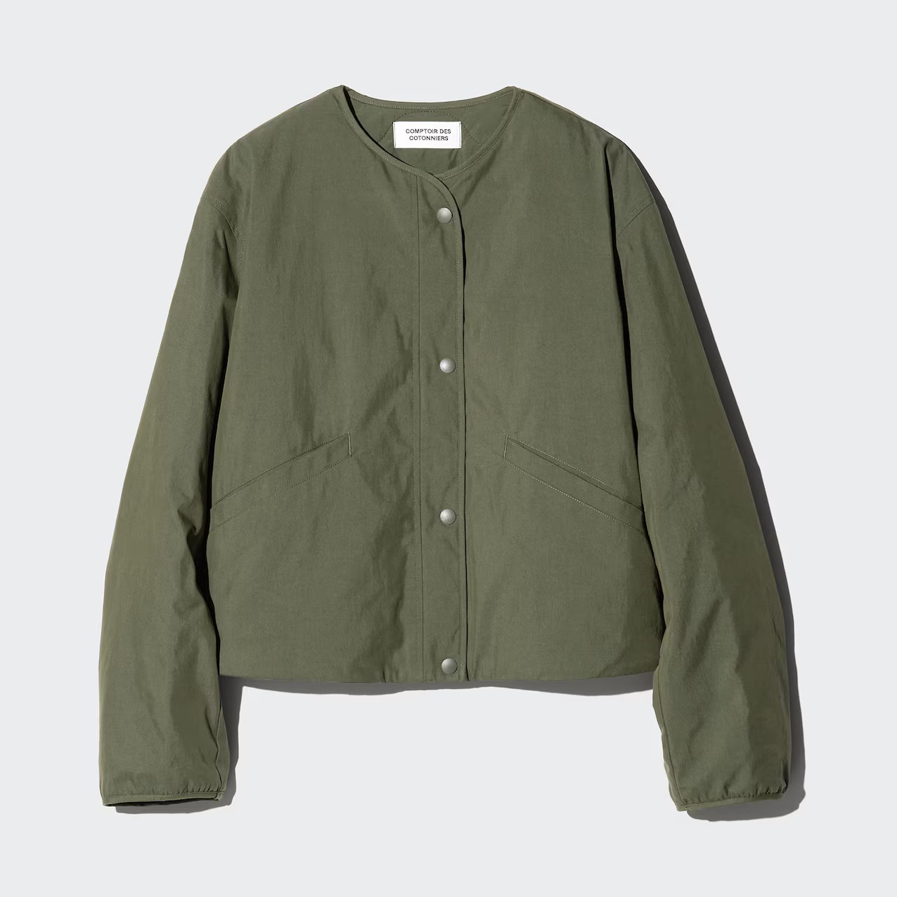 

Хлопковая мягкая куртка Uniqlo, 59 темно-зеленый