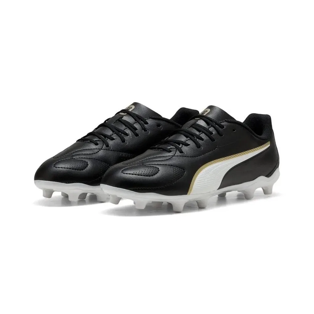 Футбольные бутсы детские King 20 Play FG-AG JR Puma, черный