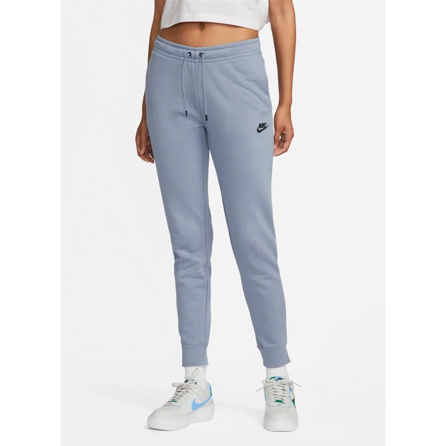 Женские спортивные штаны Nike W Essntl Pant Reg Flc Mr, Синий — фото 2