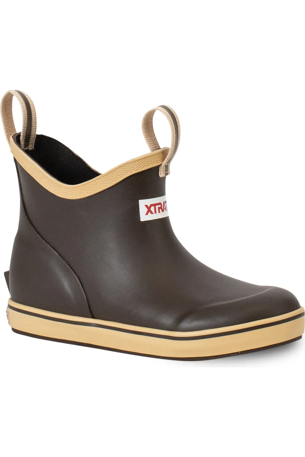 Детские ботинки водостойкие на шнуровке Ankle Deck XTRATUF, коричневый