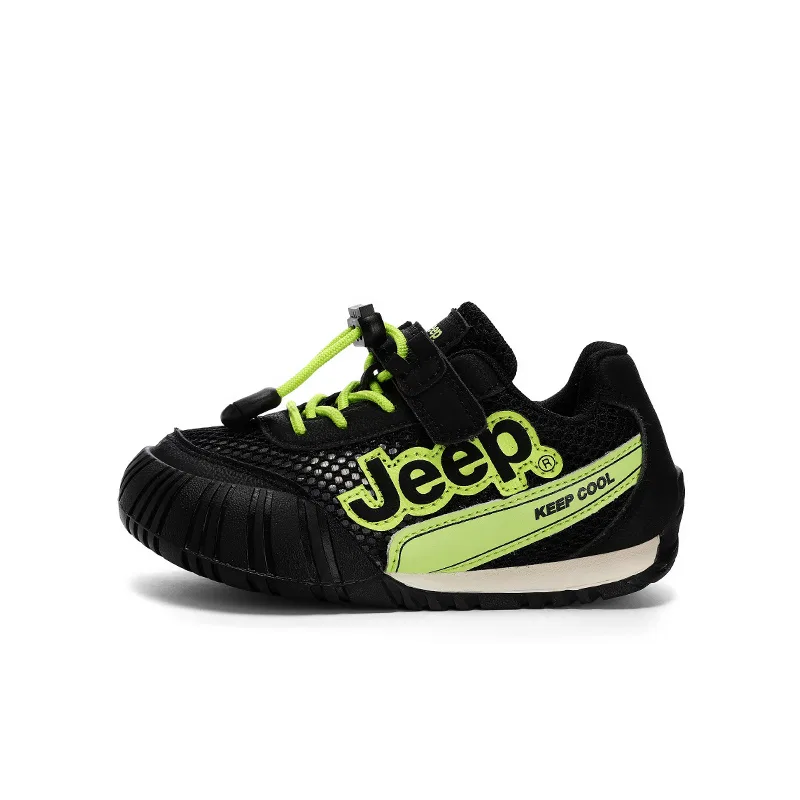 Детские кроссовки с защитой от истирания Jeep, Apple Green Single Mesh