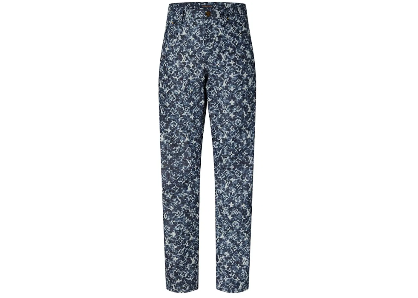 Мужские джинсы из денима Louis Vuitton Monogram Denim Pants