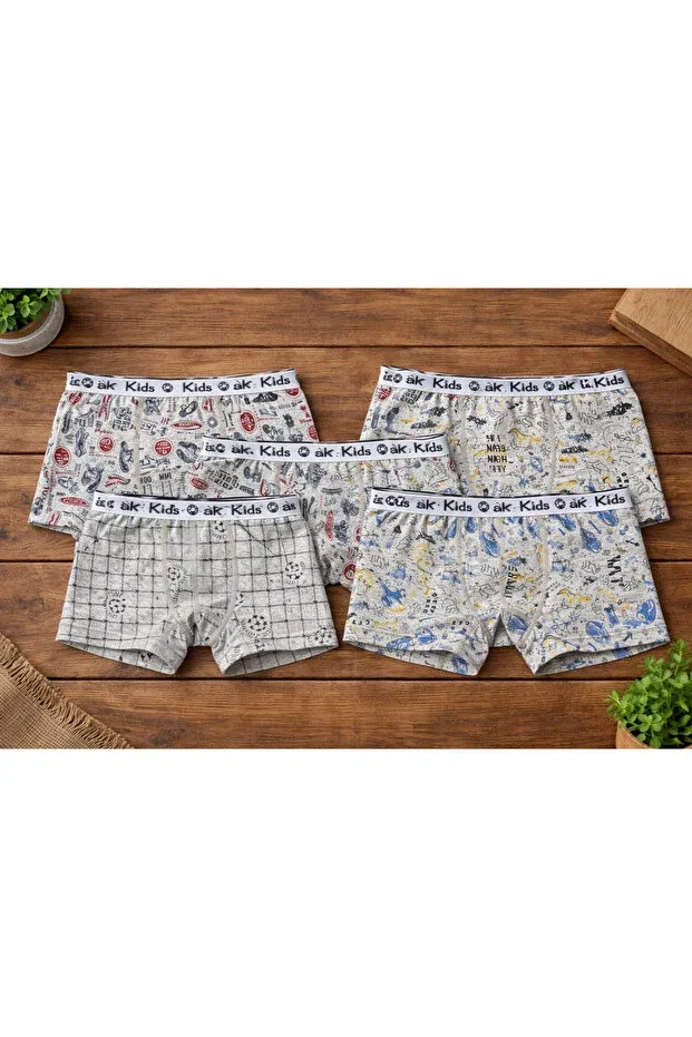 Детские боксеры для мальчиков хлопковые Basics Süsen Lingerie, Patterned — фото 3