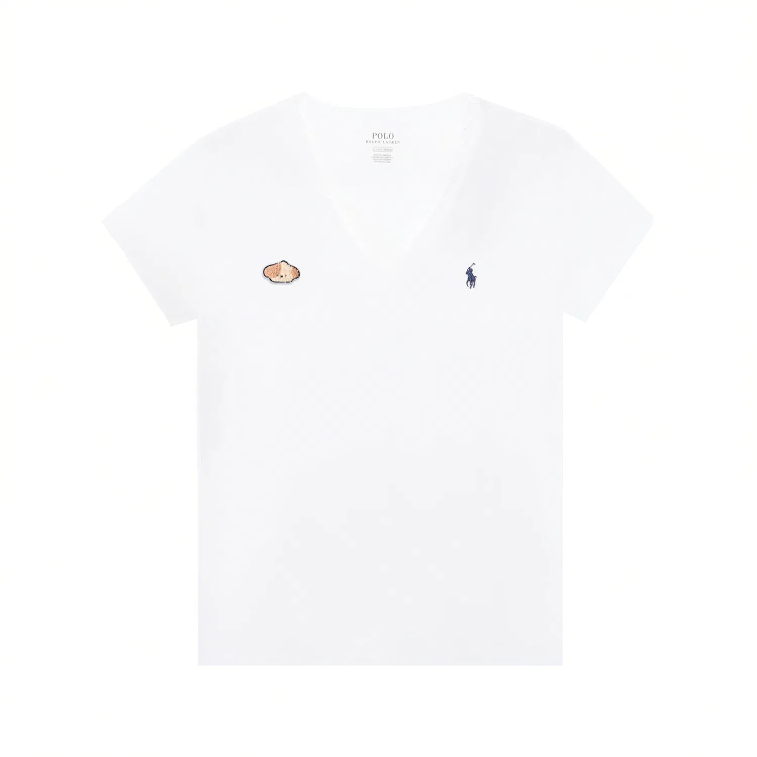 Футболка с вышивкой Polo Ralph Lauren, Gray Earth Dog Head