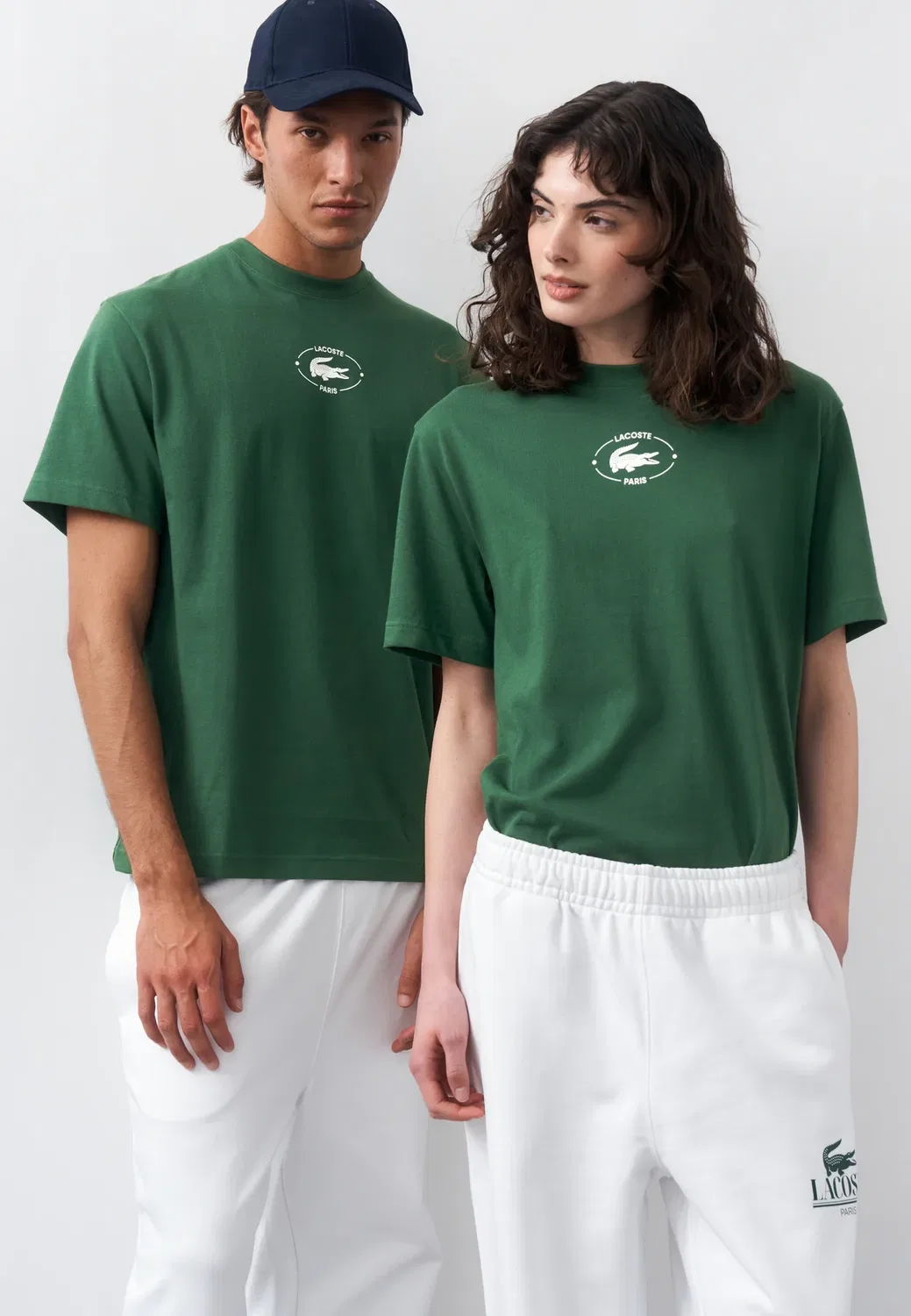Футболка унисекс - базовая модель Lacoste, Green — фото 2