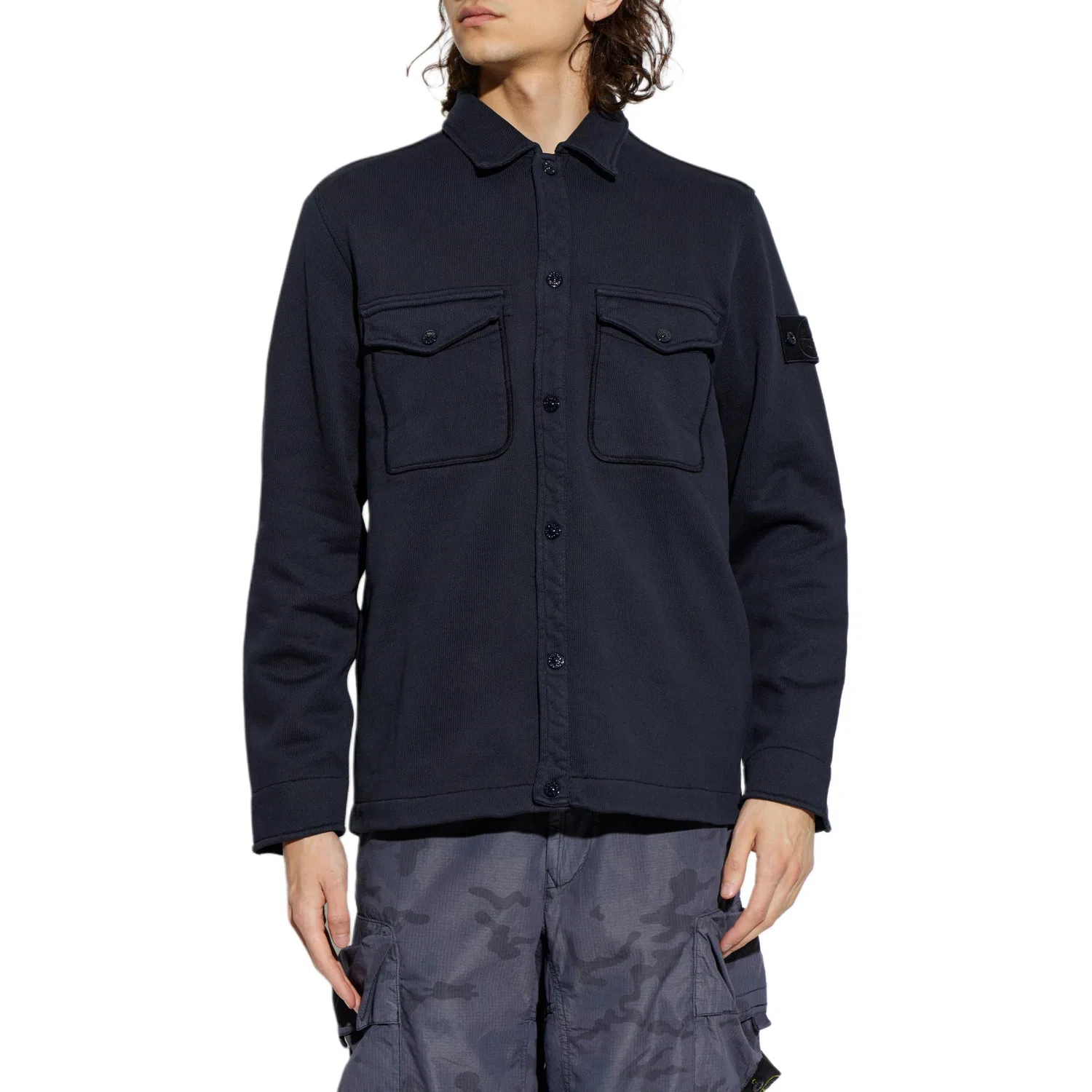 Рубашка Ghost SS26 Unisex, Stone Island, Marine Blue — фото 4