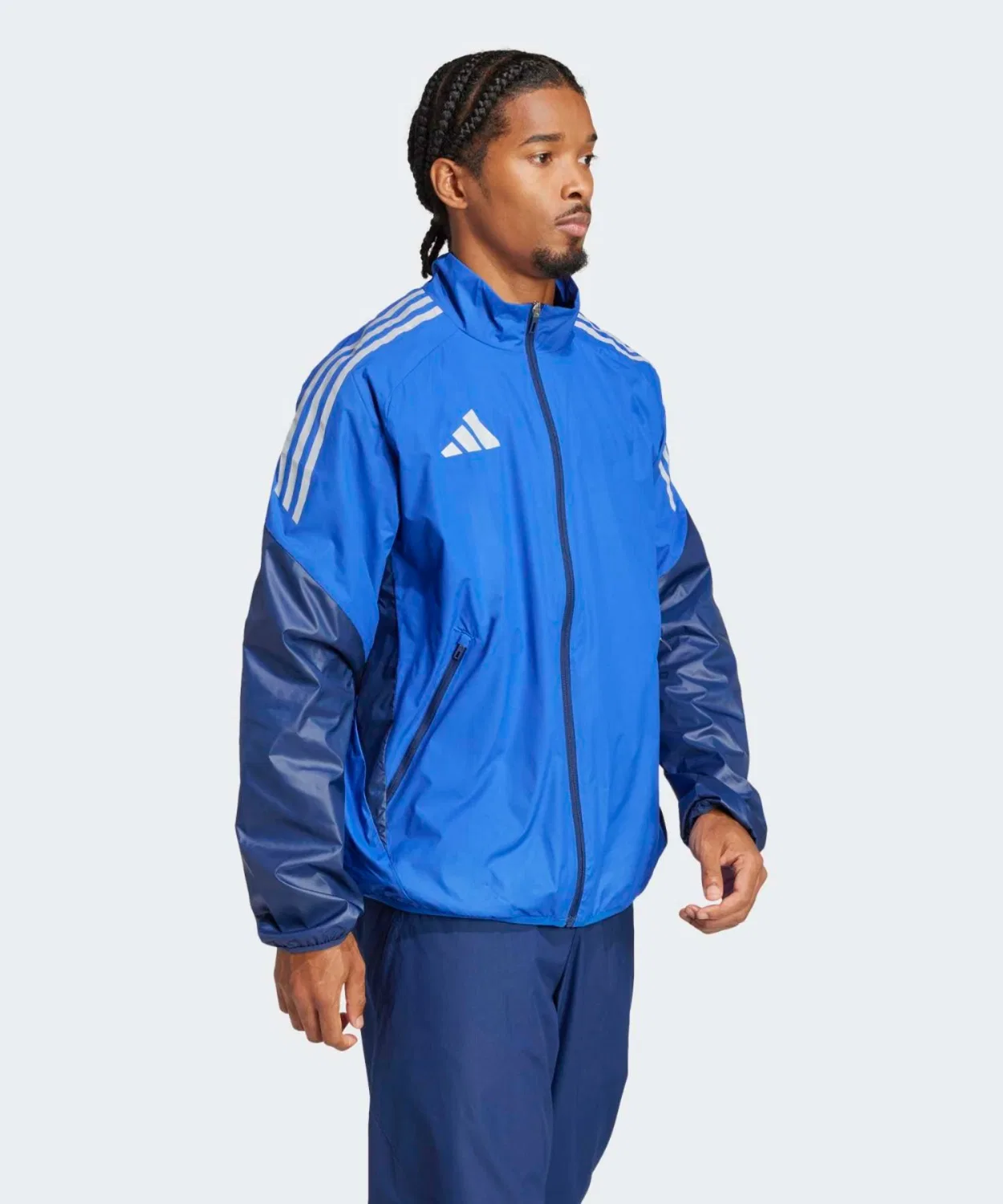 Мужская ветровка Adidas, модель Tiro, Blue — фото 3
