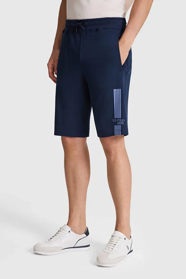 Мужские шорты с принтом U.S. Polo Assn., Navy Blue — фото 4