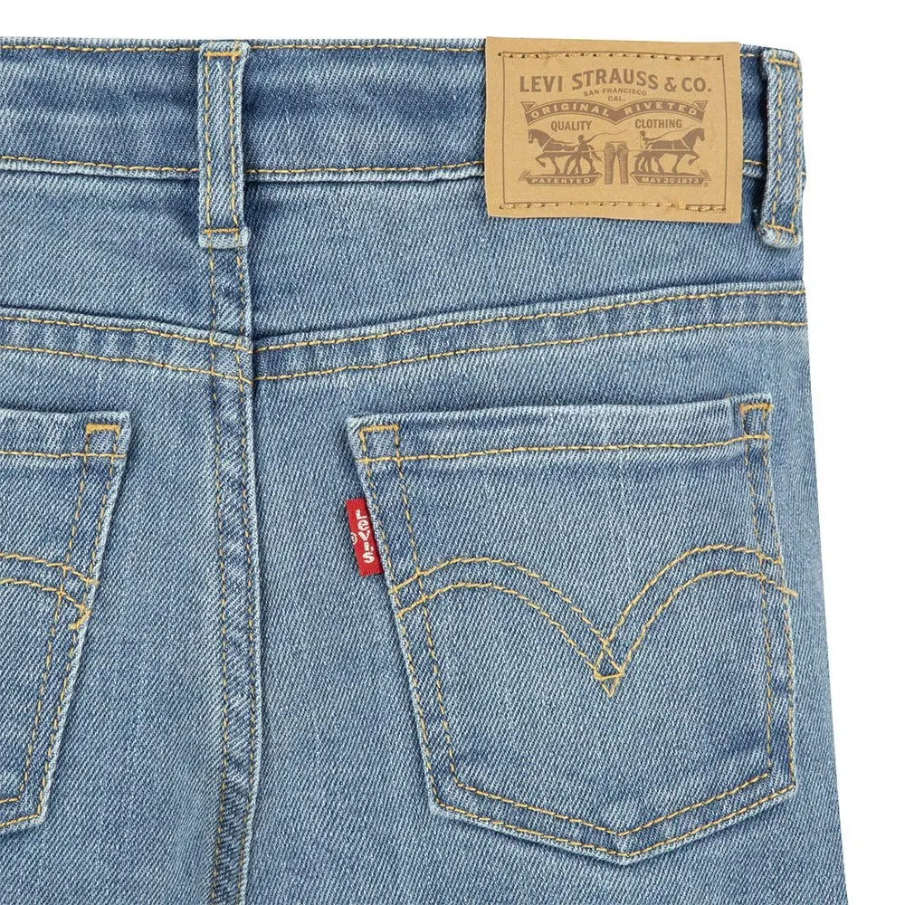 Детские джинсовые шорты Girlfriends Levi's, Blue — фото 3