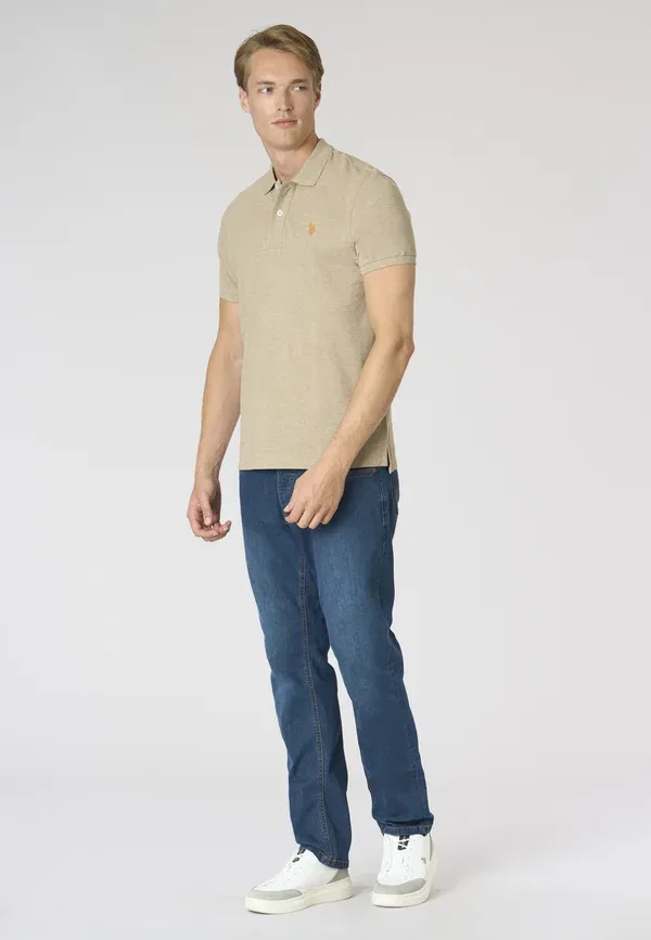 Поло из хлопка U.S. Polo Assn., Bianco, белый — фото 2