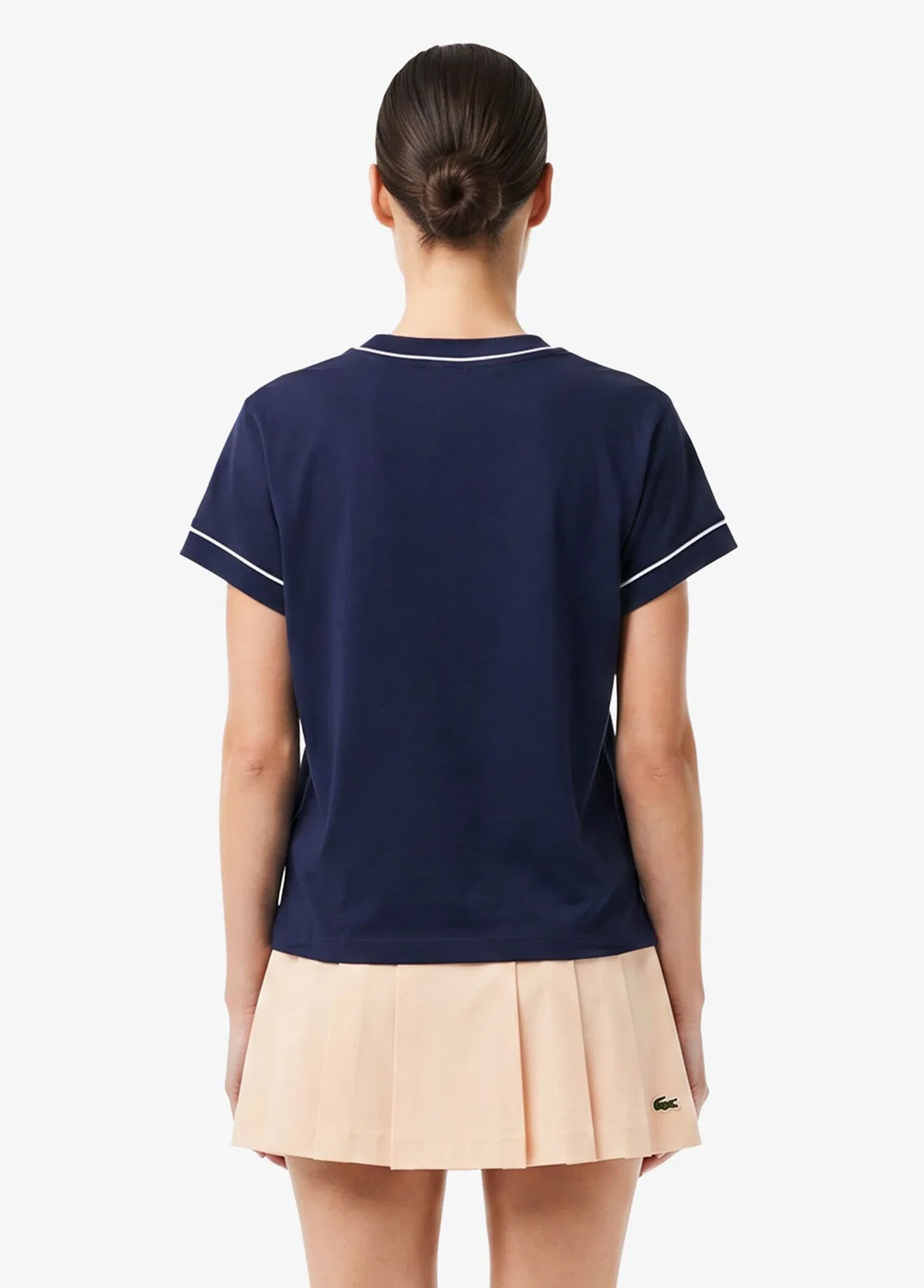 Футболка Lacoste V-образный вырез Loose Fit, темно-синий — фото 2