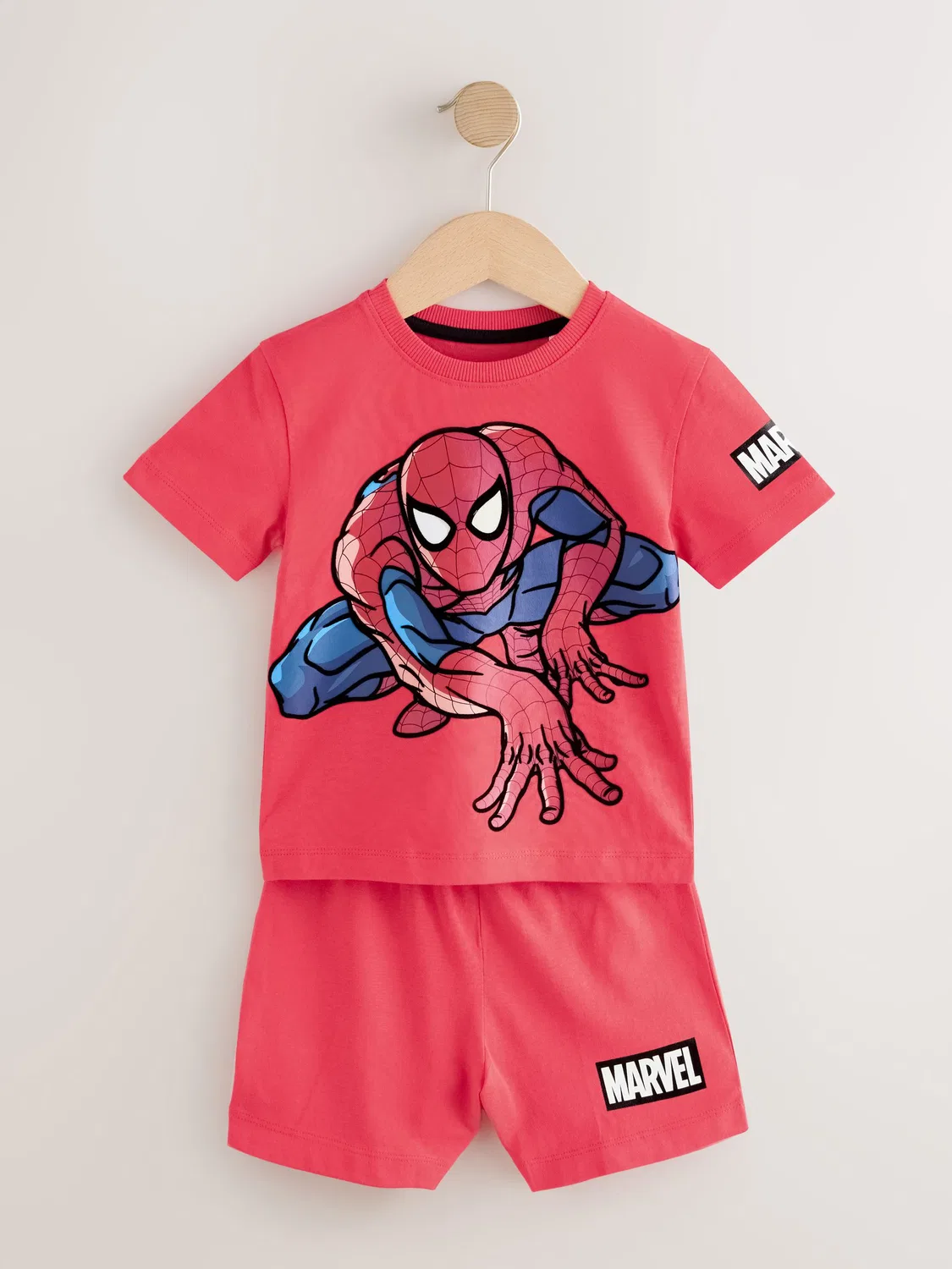 Пижама короткая Spiderman 3 шт. Next, черный/красный — фото 4