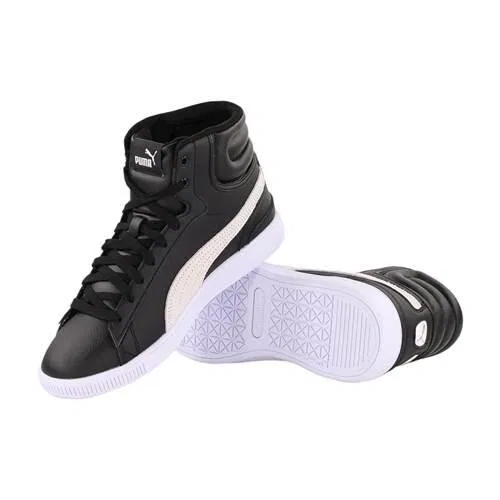 Детские кроссовки с высоким берцем Puma Vikky v3 Mid, Schwarz — фото 4