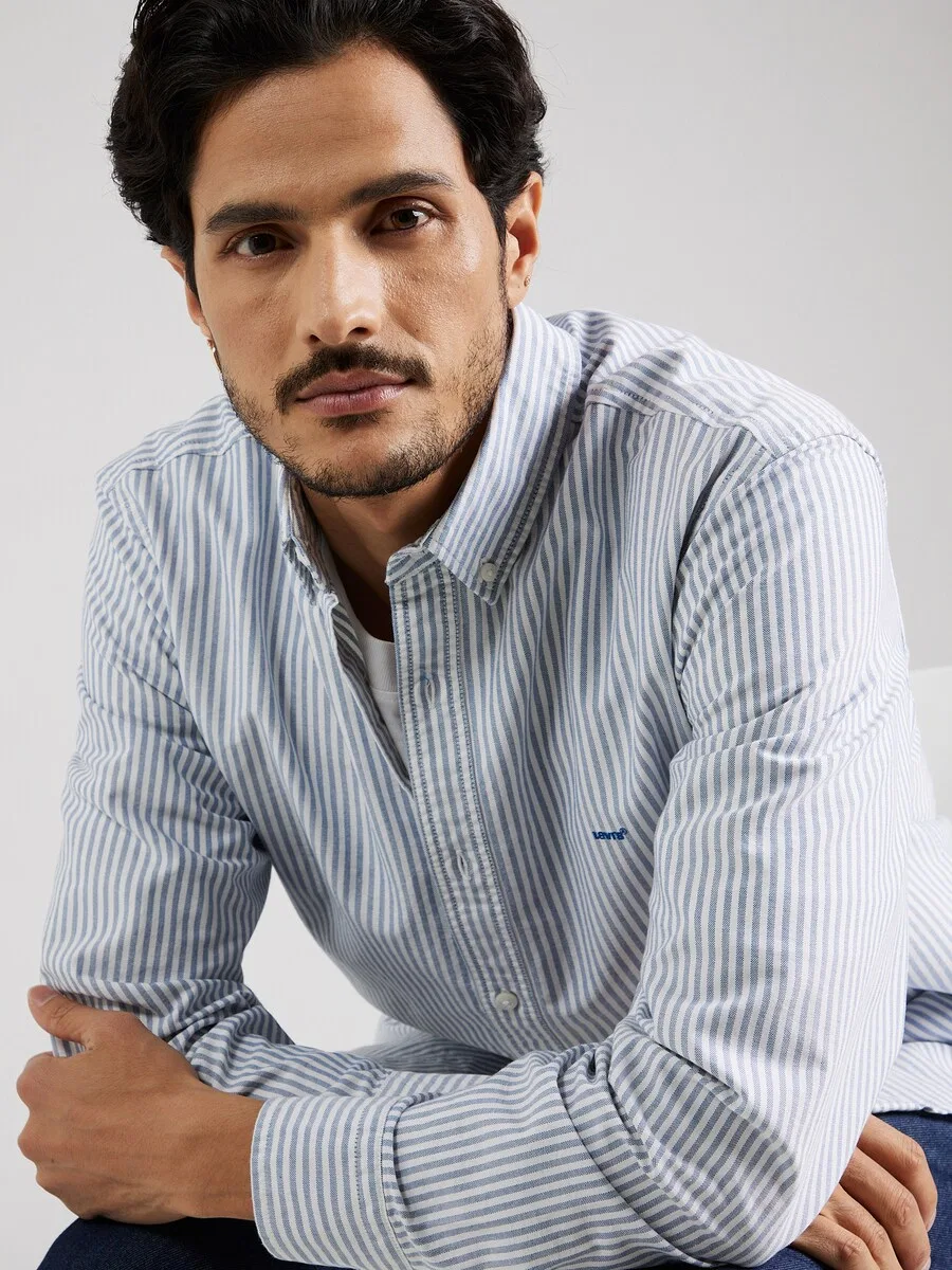 Рубашка LEVI'S Regular fit на пуговицах, цвет «Аутентичная рубашка на пуговицах», темно-синий — фото 2