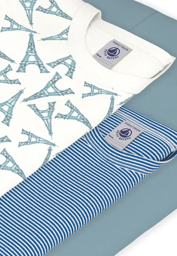 Комплект из 3 маек Petit Bateau, мультиколор — фото 3